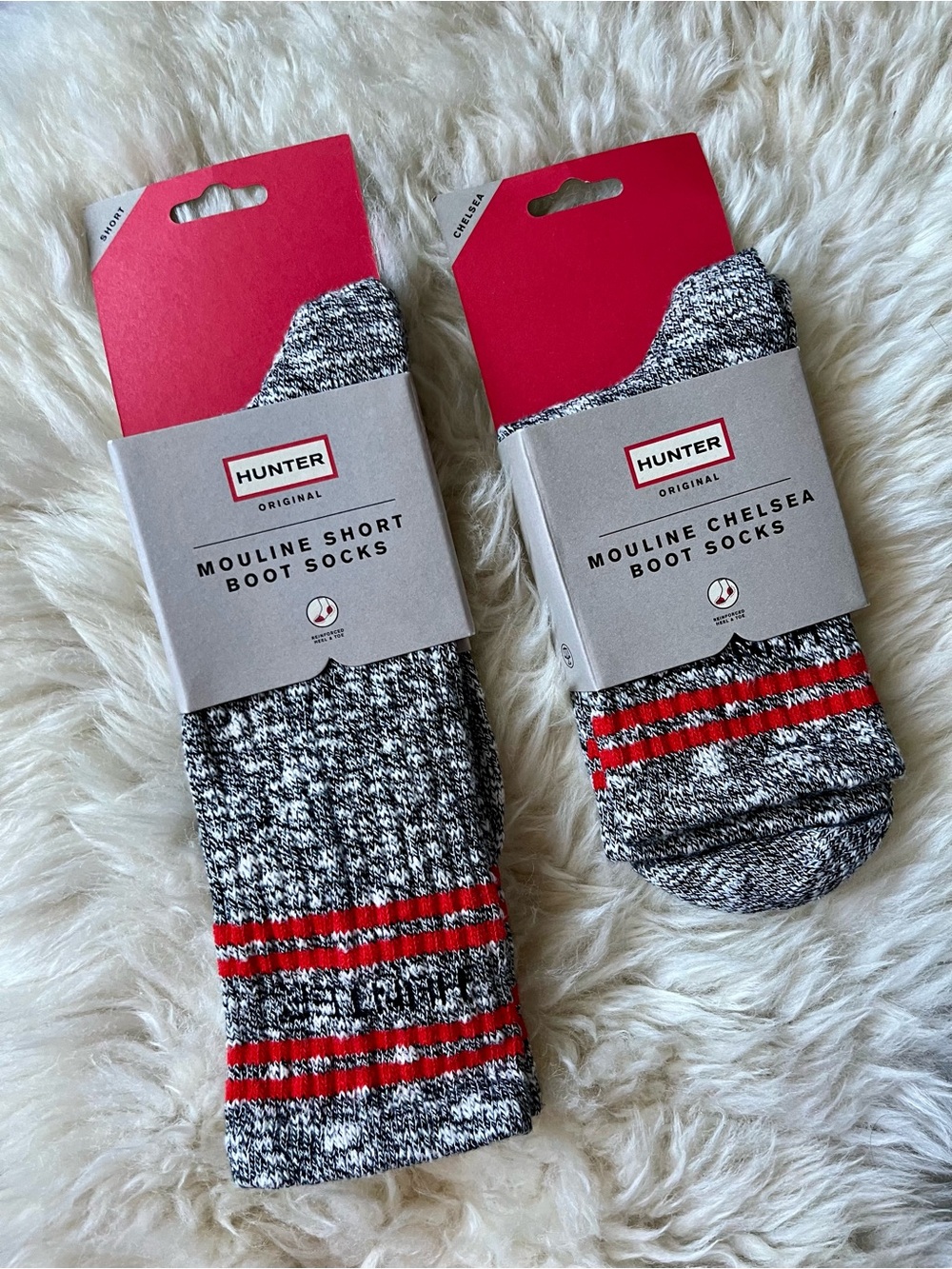 Hunter Mouline Short & Chelsea Boot Socks (S/M)